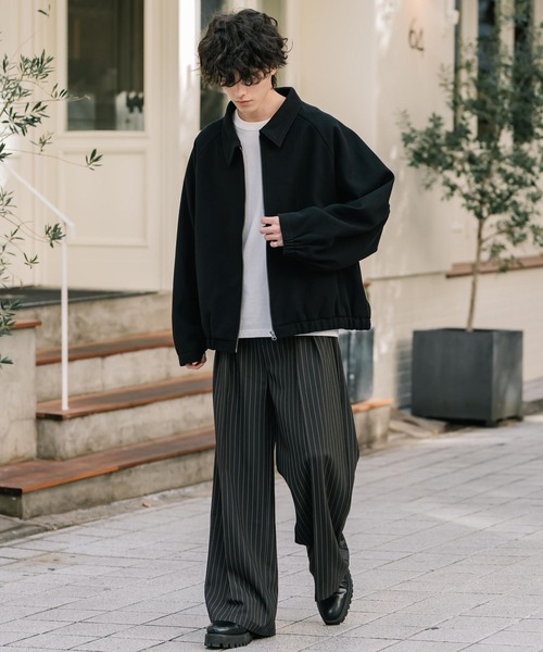 「Rocky Monroe」 ブルゾン M ブラック メンズ_画像8