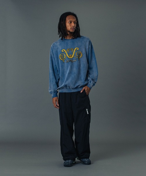 トレーナー/スウェット Cording Embroidered Oversized Sweatshirt XLARGE（エクストラ ラージ） トレーナー スウェット EMBROIDERED