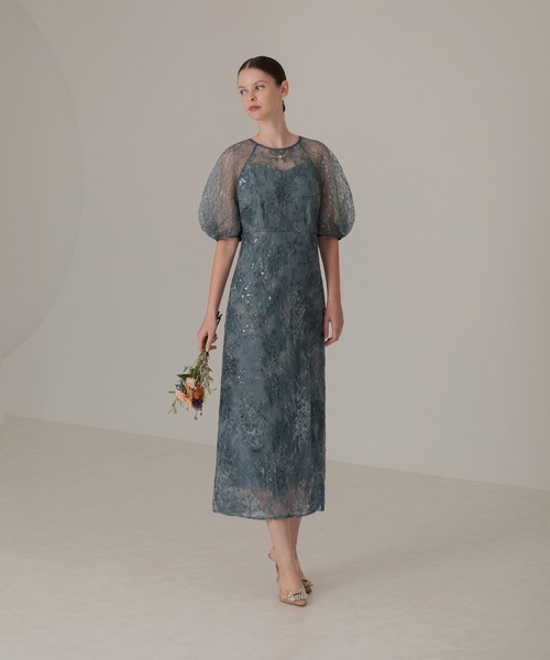 「Leja」 半袖ワンピース MEDIUM ブラック レディースの画像