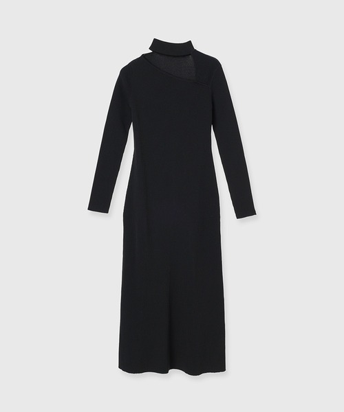 anuans（アニュアンス） ニットワンピース MEDIUM ブラック レディース