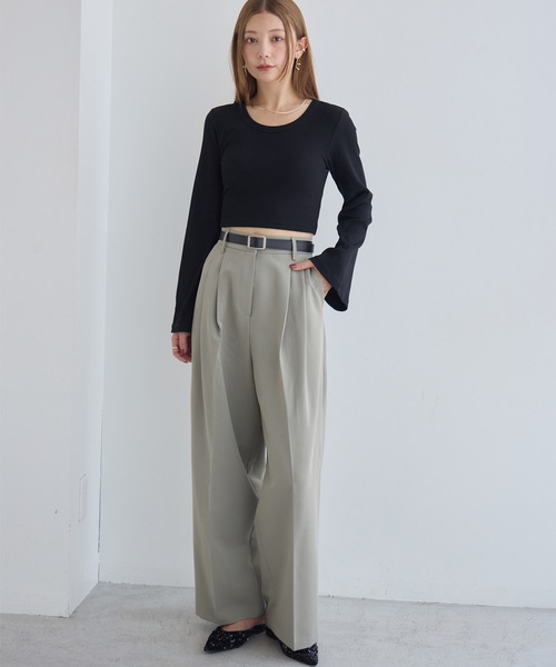 「BAMBI WATER」 長袖カットソー X-LARGE ブラック レディース_画像7