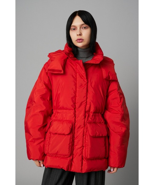 HeRIN.CYE ダウンジャケット FREE レッド レディース : ZOZOTOWN Yahoo