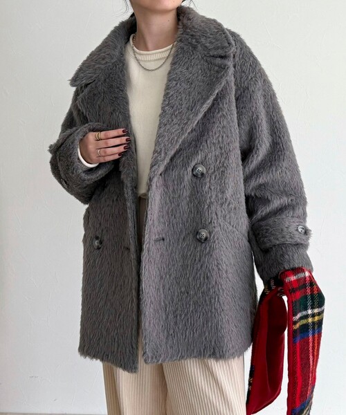 GEVACO（ゲバコ） ピーコート pコート 「GEVACO/ゲバコ」別注シャギーP