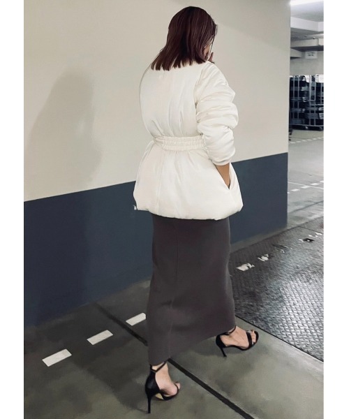 「styling/」 ニットスカート 0 ブラック レディース_画像4