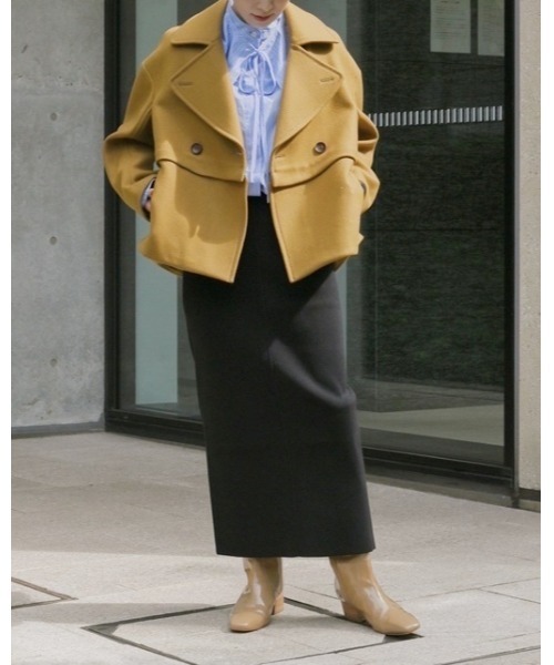 「styling/」 ニットスカート 0 ブラック レディース_画像5