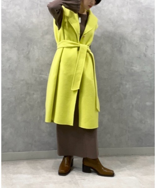 「styling/」 ニットスカート 0 ブラック レディース_画像7