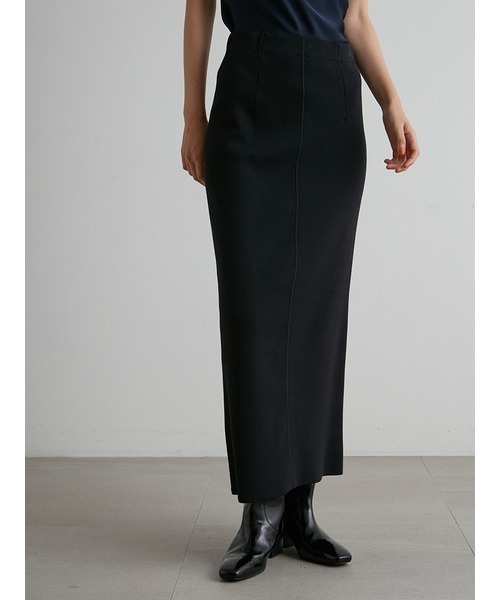 「styling/」 ニットスカート 0 ブラック レディース_画像8