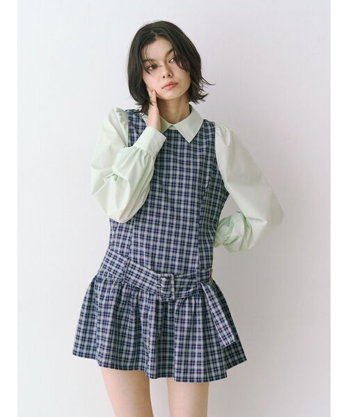 jouetie（ジュエティ） シャツワンピース 入学式 卒業式 シャツ