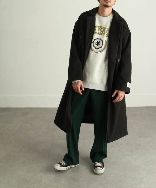 「ZIP FIVE」 チェスターコート MEDIUM チャコール メンズ_画像4