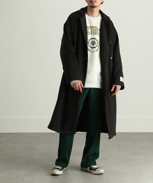 「ZIP FIVE」 チェスターコート MEDIUM チャコール メンズ_画像6