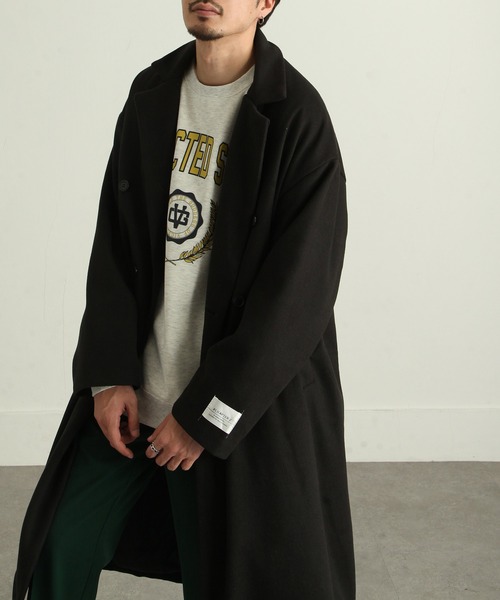 「ZIP FIVE」 チェスターコート MEDIUM チャコール メンズ_画像7