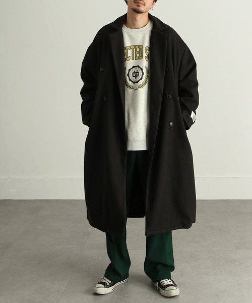 「ZIP FIVE」 チェスターコート MEDIUM チャコール メンズ_画像9