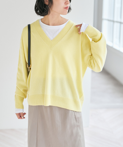 Spick＆Span（スピック アンド スパン） ニット セーター カシミヤV