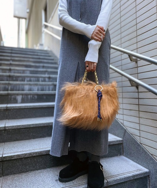 「Scrap Book」 ハンドバッグ FREE ブラウン レディース_画像7