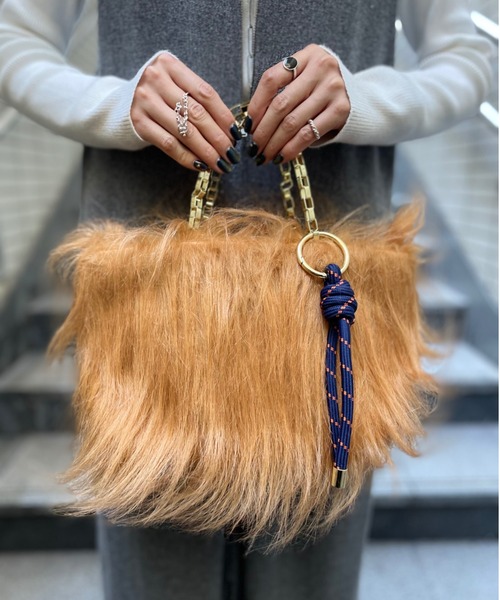 「Scrap Book」 ハンドバッグ FREE ブラウン レディース_画像8