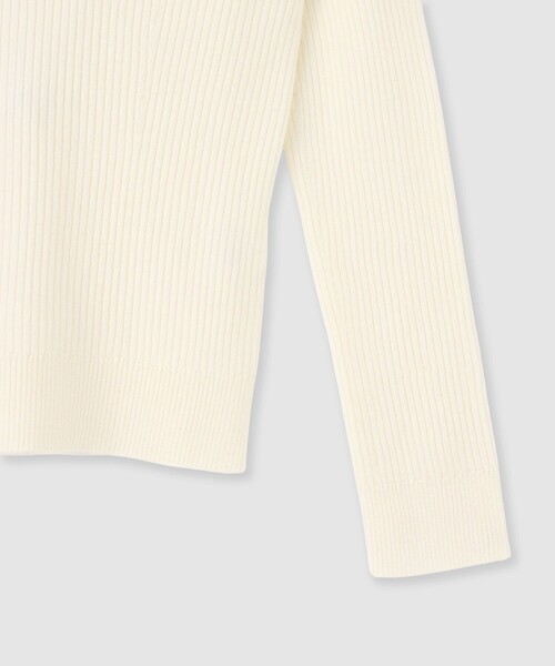 ANAYI（アナイ） ニット セーター メリノワイドリブハイネック プル