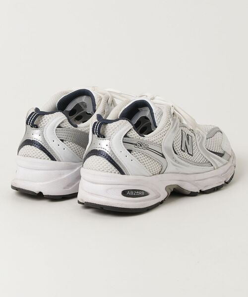 「New Balance」 ローカットスニーカー 24.0cm ホワイト レディース_画像2