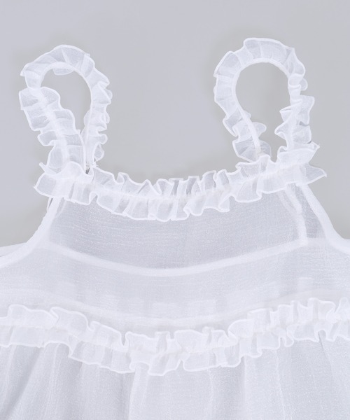 「WC」 キャミソールワンピース FREE グレー レディース_画像3