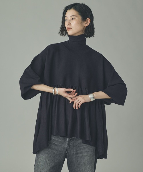 Pingu　美品　カレンソロジー　Curensology　ハイネックニット Curensology（カレンソロジー） タートルネックニット FREE グレー