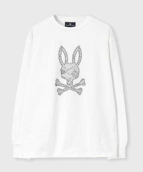 Psycho Bunny（サイコバニー） tシャツ スタッズバニー ロングスリーブ