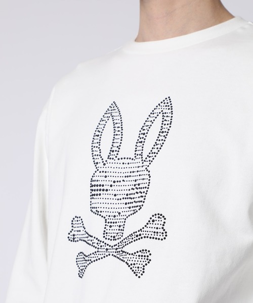 Psycho Bunny（サイコバニー） tシャツ スタッズバニー ロングスリーブ