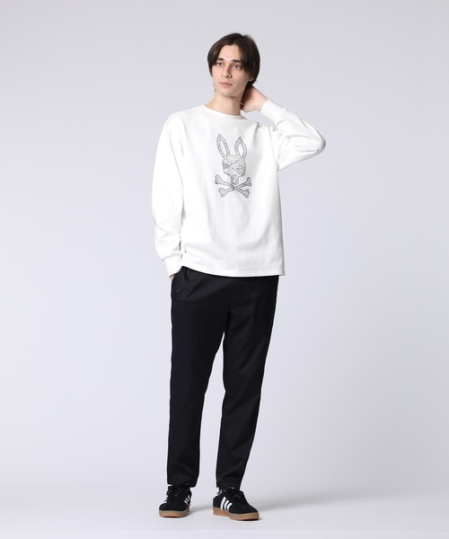 Psycho Bunny（サイコバニー） tシャツ スタッズバニー ロングスリーブ