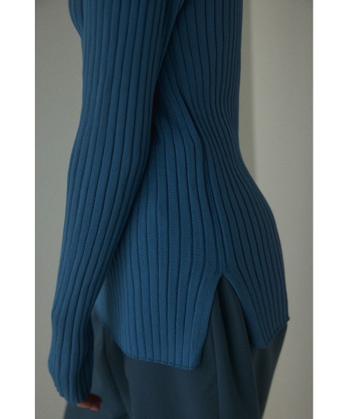 「BLACK BY MOUSSY」 長袖ニット FREE アイボリー レディース_画像8