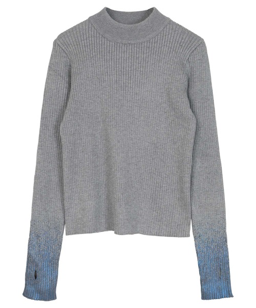 「miette」 長袖ニット FREE ネイビー レディース_画像3