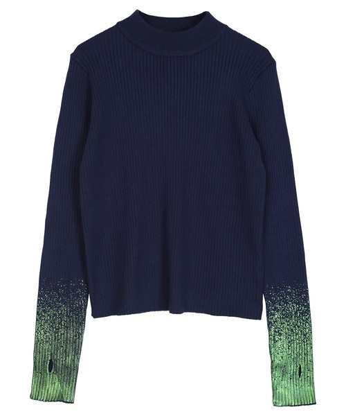 「miette」 長袖ニット FREE ネイビー レディース_画像4