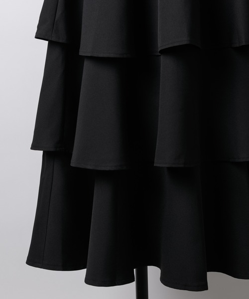 「VIOLETTA」 フリルスカート S チャコールグレー レディース_画像8