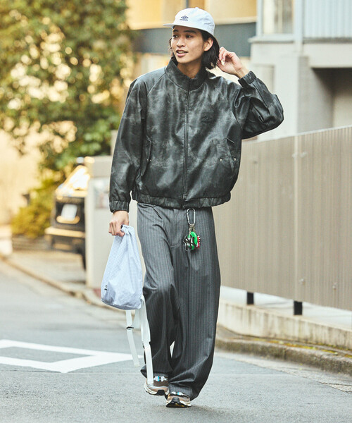 umbro（アンブロ） ブルゾン アウター SP Leatherette Stand Collar