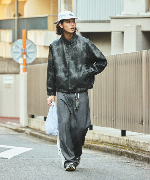 umbro（アンブロ） ブルゾン アウター SP Leatherette Stand Collar