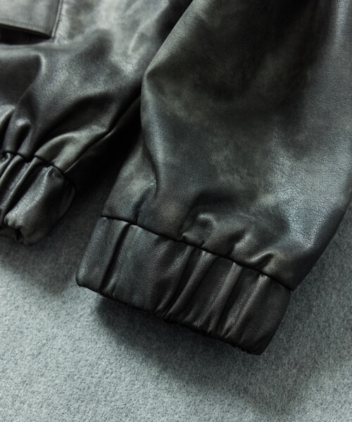 umbro（アンブロ） ブルゾン アウター SP Leatherette Stand Collar
