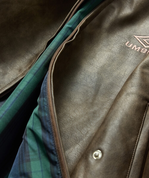 UMBRO ブラウンレザージャケット 中古・古着通販】UMBRO (アンブロ) FREAK'S STORE (フリークストア