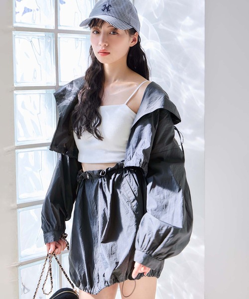 「one after another NICE CLAUP」 マウンテンパーカー FREE ピンク レディース_画像2