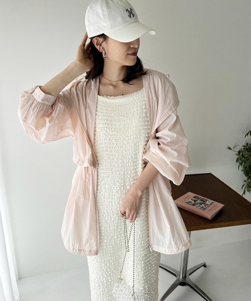 「one after another NICE CLAUP」 マウンテンパーカー FREE ピンク レディース_画像3