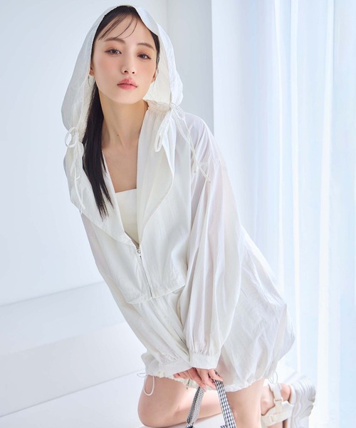 「one after another NICE CLAUP」 マウンテンパーカー FREE ピンク レディース_画像4