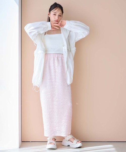 「one after another NICE CLAUP」 マウンテンパーカー FREE ピンク レディース_画像8