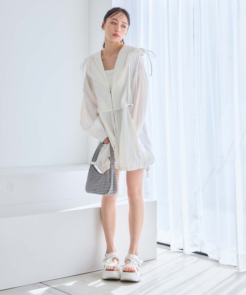 「one after another NICE CLAUP」 マウンテンパーカー FREE ピンク レディース_画像10