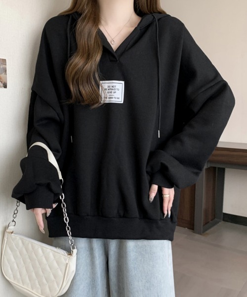 「Miniministore」 プルオーバーパーカー FREE ベージュ レディース_画像4