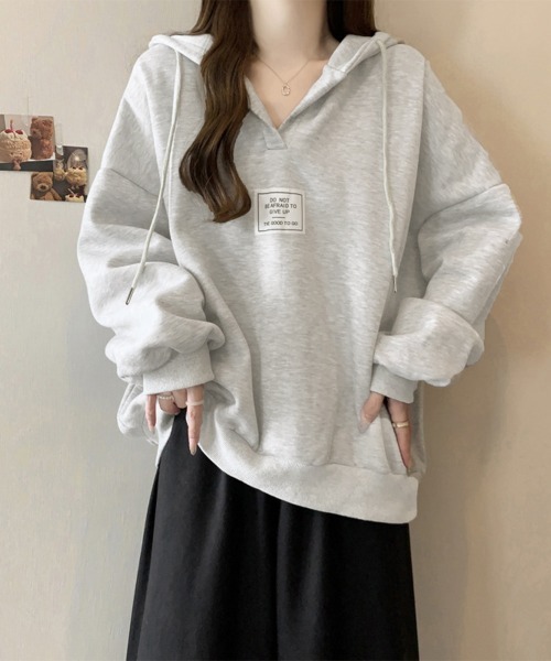 「Miniministore」 プルオーバーパーカー FREE ベージュ レディース_画像8