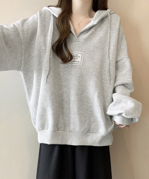 「Miniministore」 プルオーバーパーカー FREE ベージュ レディース_画像9