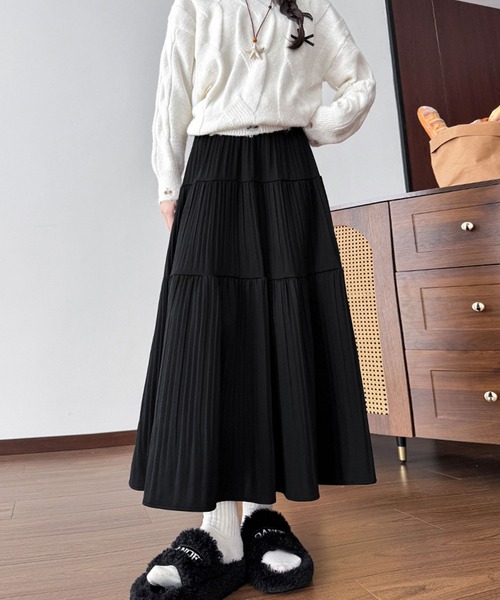 ⭐︎12/15まで限定値下⭐︎rurumu: プリーツ巻きスカート rurumu:（ルルムウ）の「rurumu:/ルルムウ/pleats rolled mini skirt