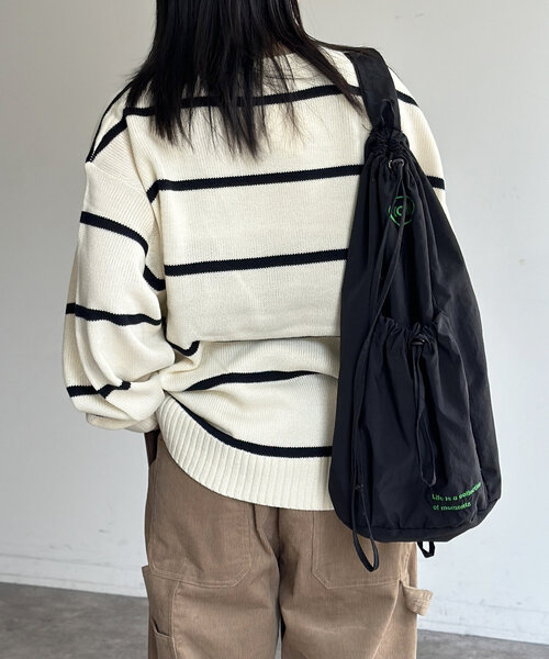 「CPCM」 長袖ニット LARGE ブルー レディース_画像4