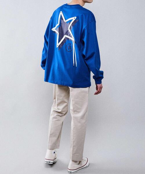 「CONVERSE TOKYO」 長袖カットソー SMALL チャコールグレー レディース_画像7