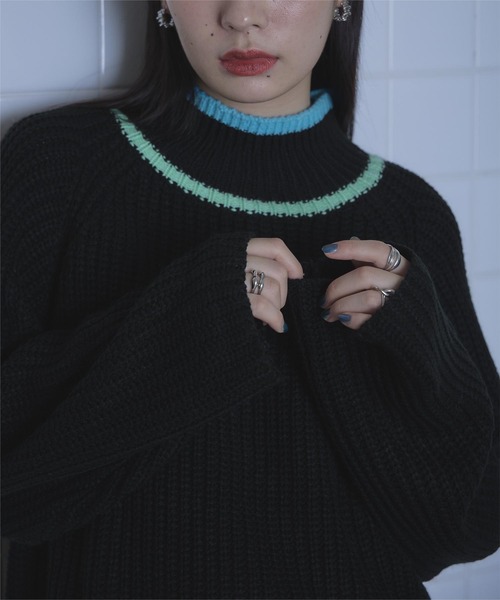 「miette」 長袖ニット FREE ベージュ レディース_画像4