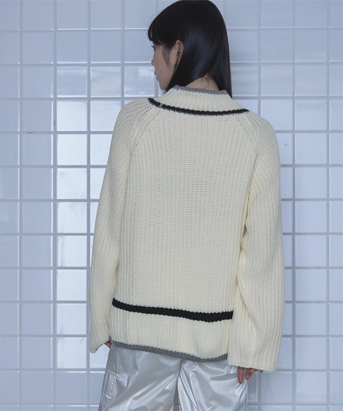 「miette」 長袖ニット FREE ベージュ レディース_画像8