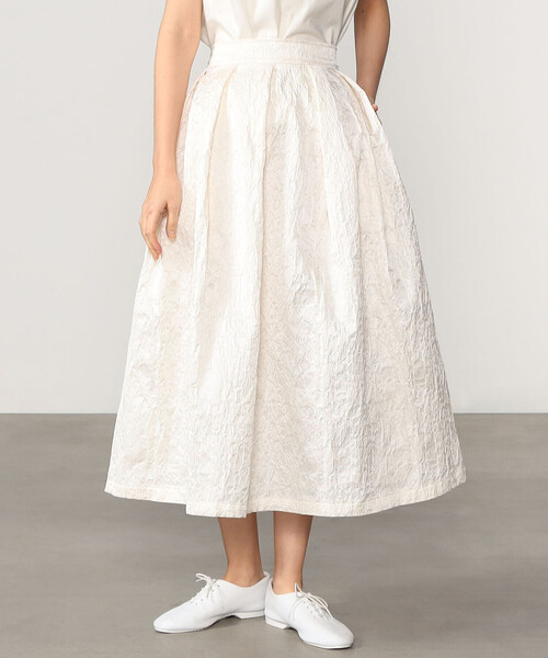 「Bshop」 フレアスカート S クリーム レディース_画像5