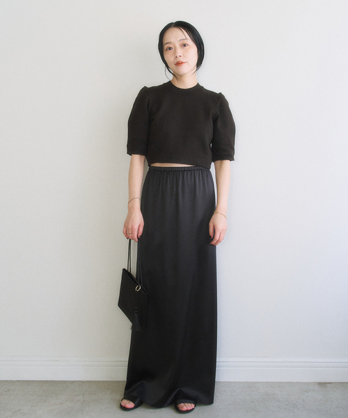Plage プラージュ MY silk satin スカート plage（プラージュ） スカート MY_silk satin スカート : ZOZOTOWN