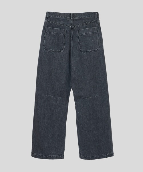 ジーンズ Wide Fade Denim Trousers メンズの画像